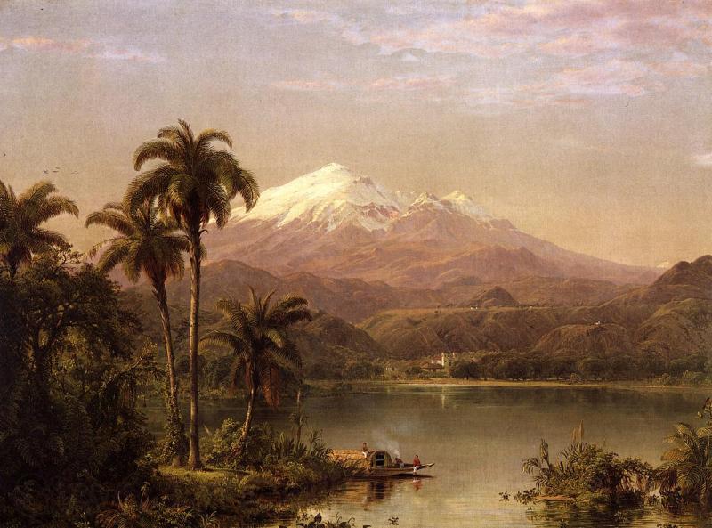 Frederic Edwin Church Tamaca Palms Norge oil painting art